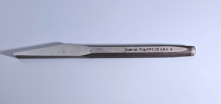 Snap-on Tools 6″ Cape Chisel PPC 12 USA