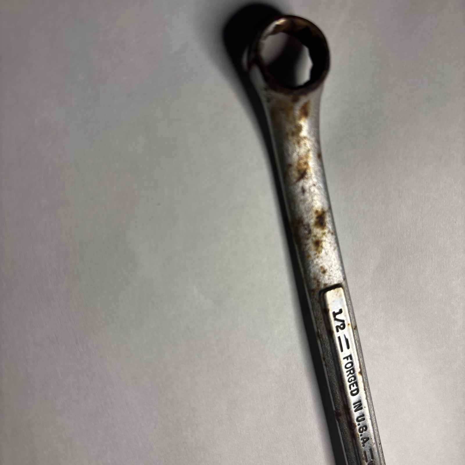 Craftsman USA =V= Series 1/2″ X 9/16″ Offset Box End Wrench – 8.5 inches