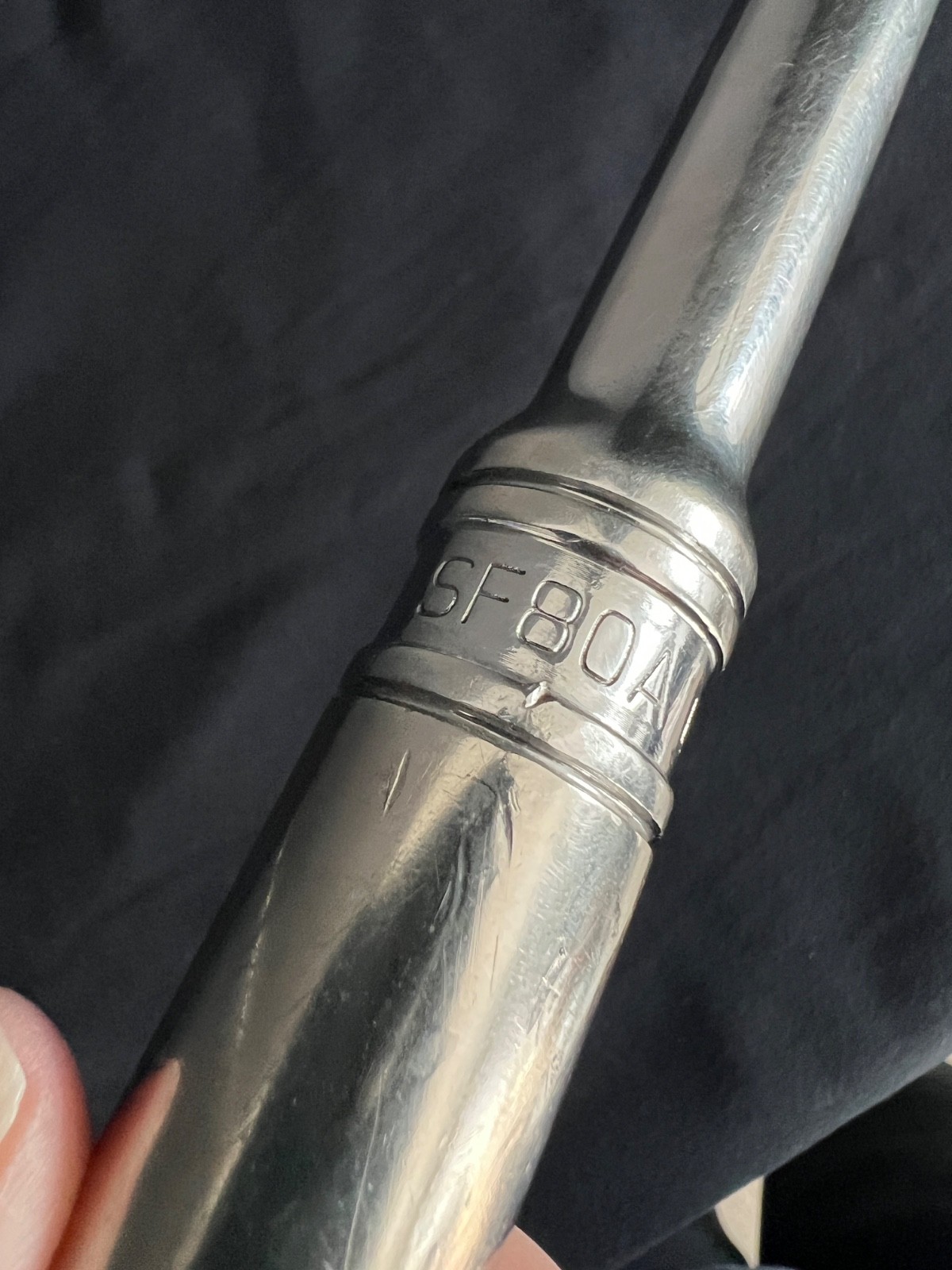 Snap-on Tools, USA, Flex-Head Ratchet, SF80A, 1/2″ Square Drive, Used
