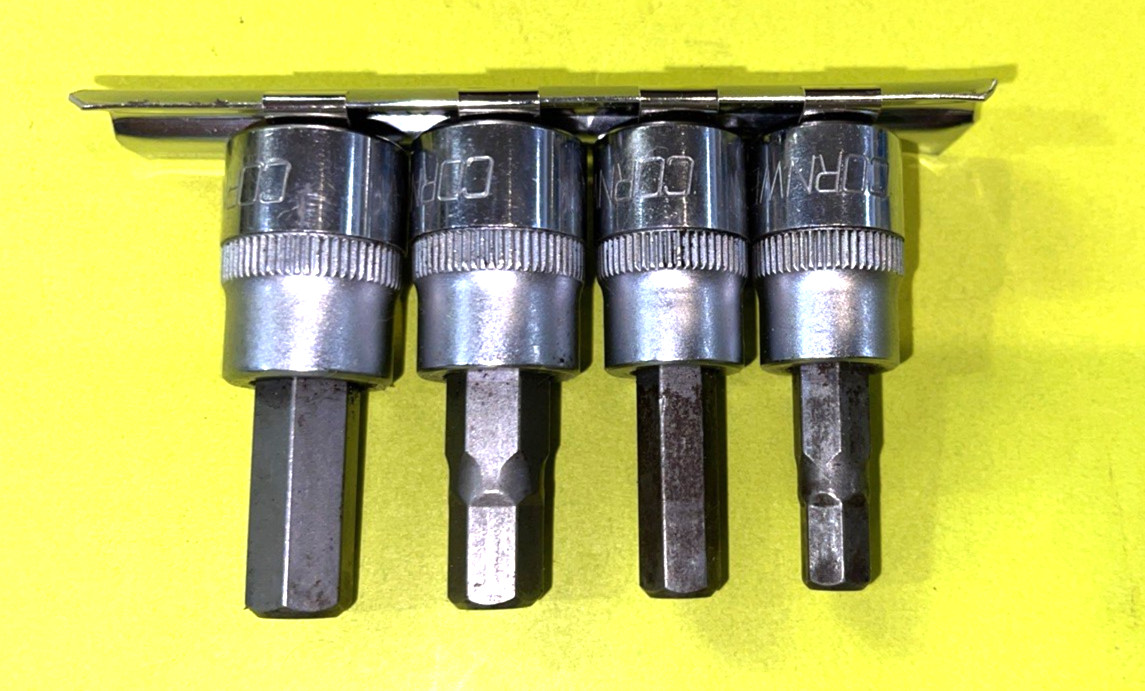 CORNWELL TOOLS 11 PIECE SAE. & METRIC MULTI DRIVE SHORT HEX SOCKET DRIVER SET
