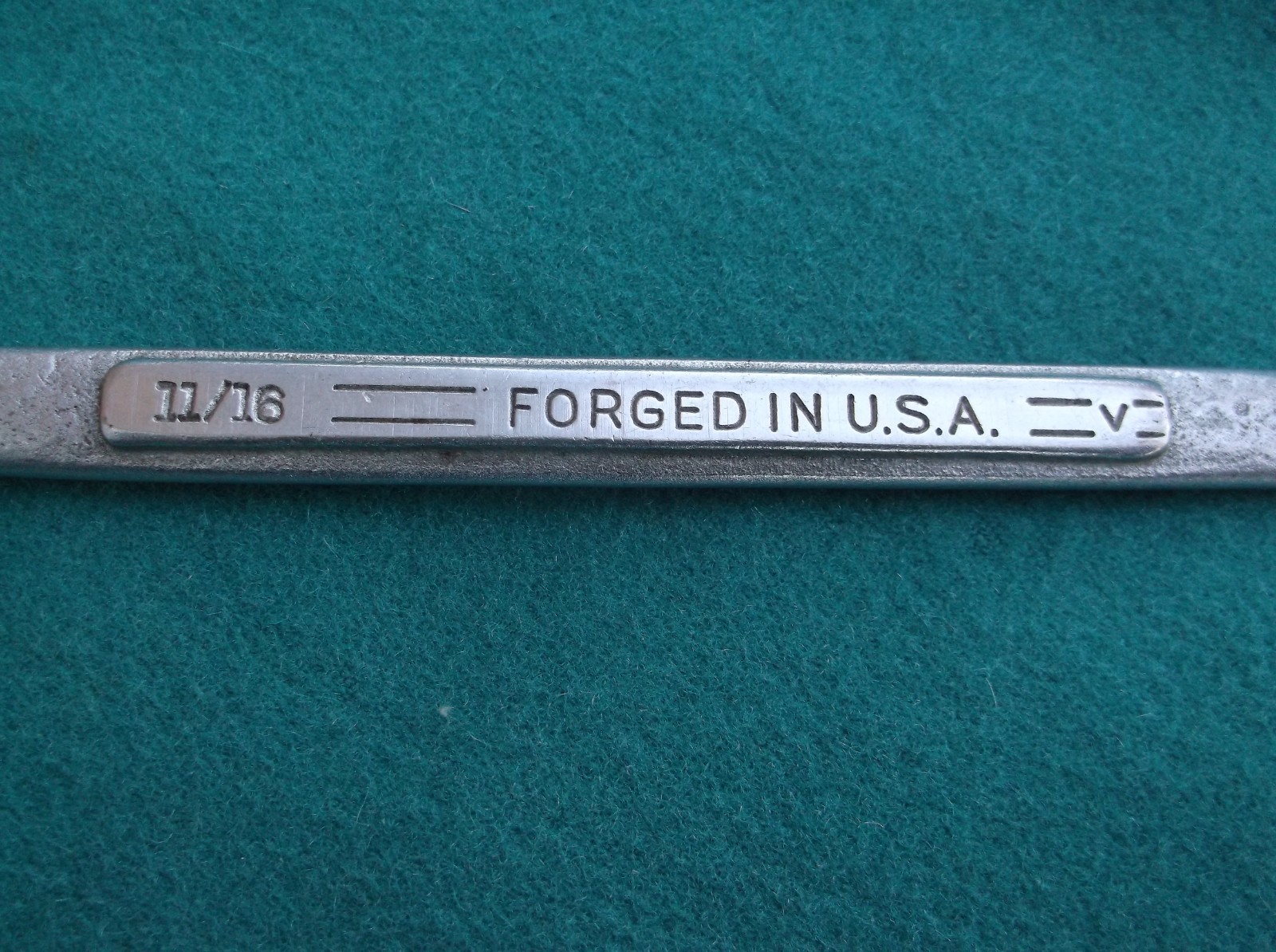 Vintage Craftsman 11/16» Combination Wrench =V= Series Forged in USA