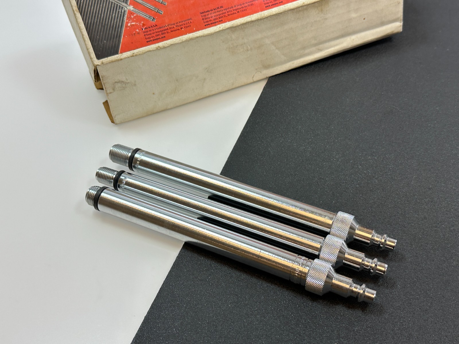 🇺🇸 Snap-on Tools USA 3pc EEPV6G3PK Chrome Compression Adaptor Set, Deep Reach