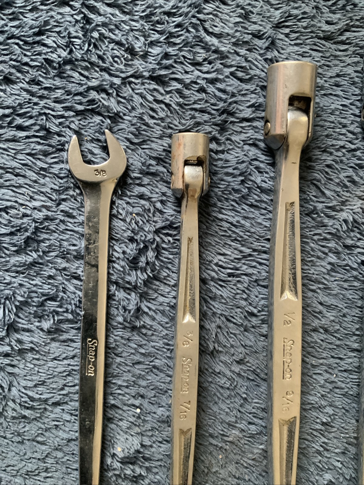 Snap On 5pc Swivel End Wrenches….different Styles….see Pics…..older Styles…..