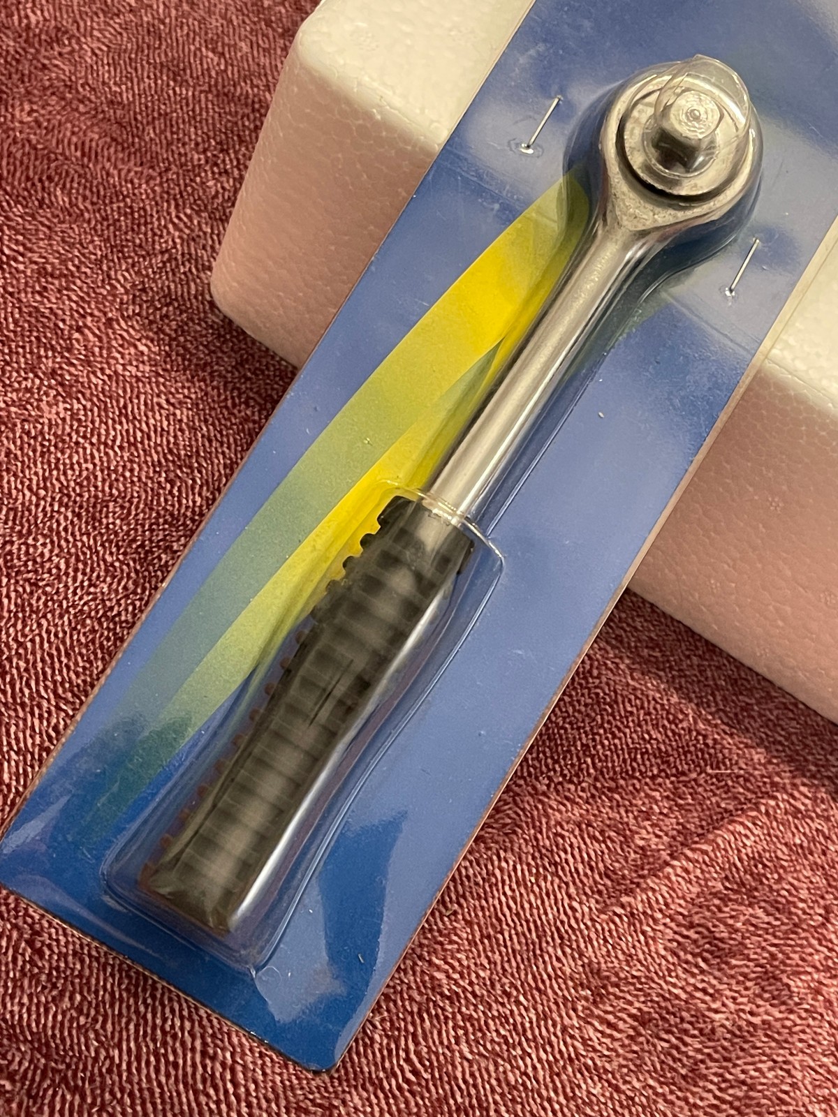 King Rubber Handle 3/8 inch Drive Ratchet 7.5″ Length