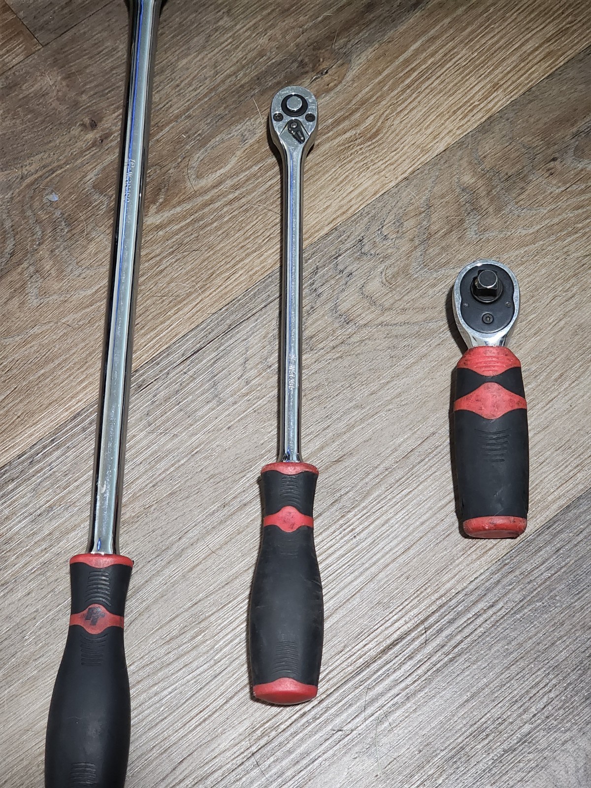 Performance Tool ¼&⅜ Drive Ratchets Set Of 3 Long And Short Handle