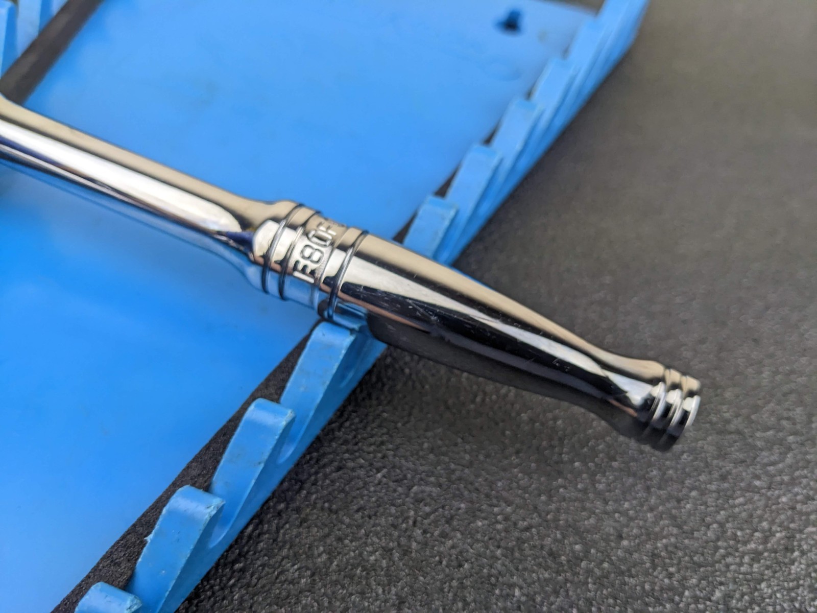 #bn575 Snap-On Tools NEW F80FOD 3/8″ Drive Ratchet 80 Tooth USA Foreign Object