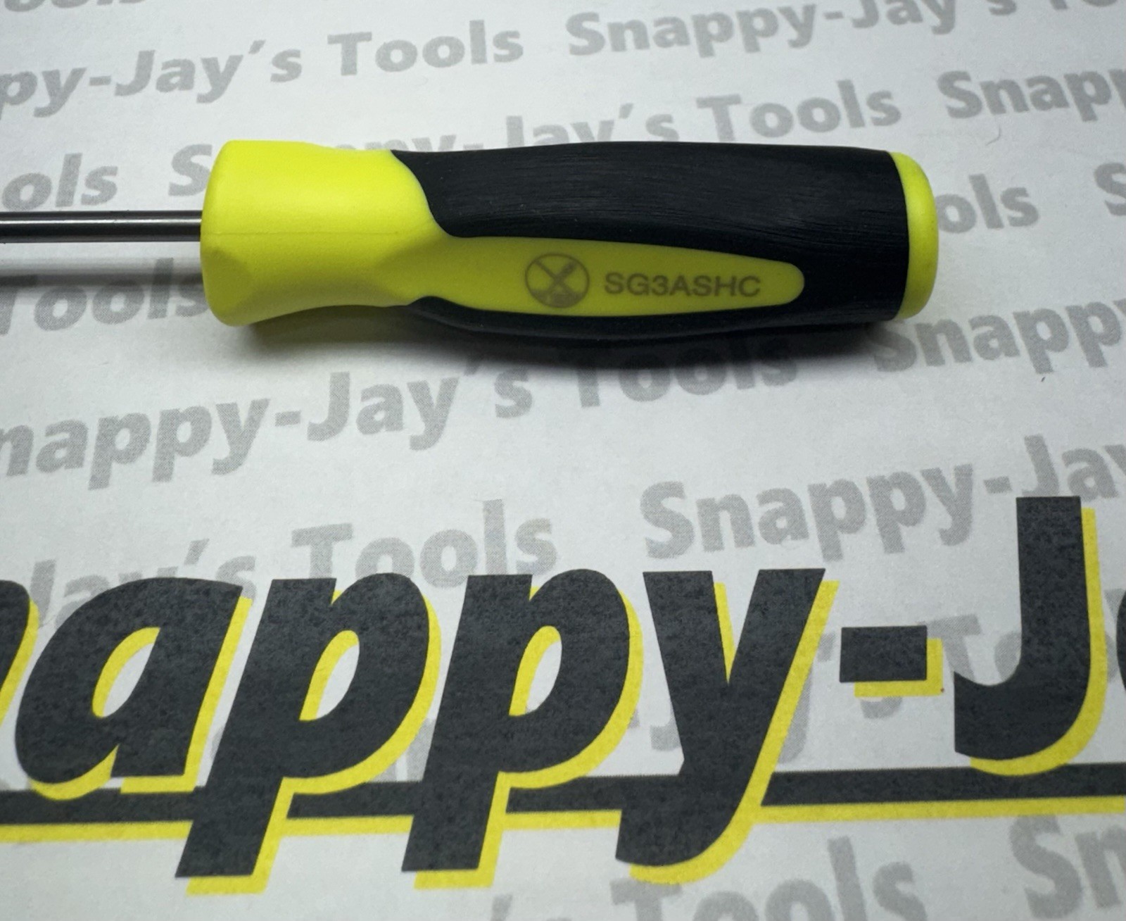 Snap-on Tools USA NEW HI VIZ Mini Instinct Handle Soft Grip Hook Pick SG3ASHCHV