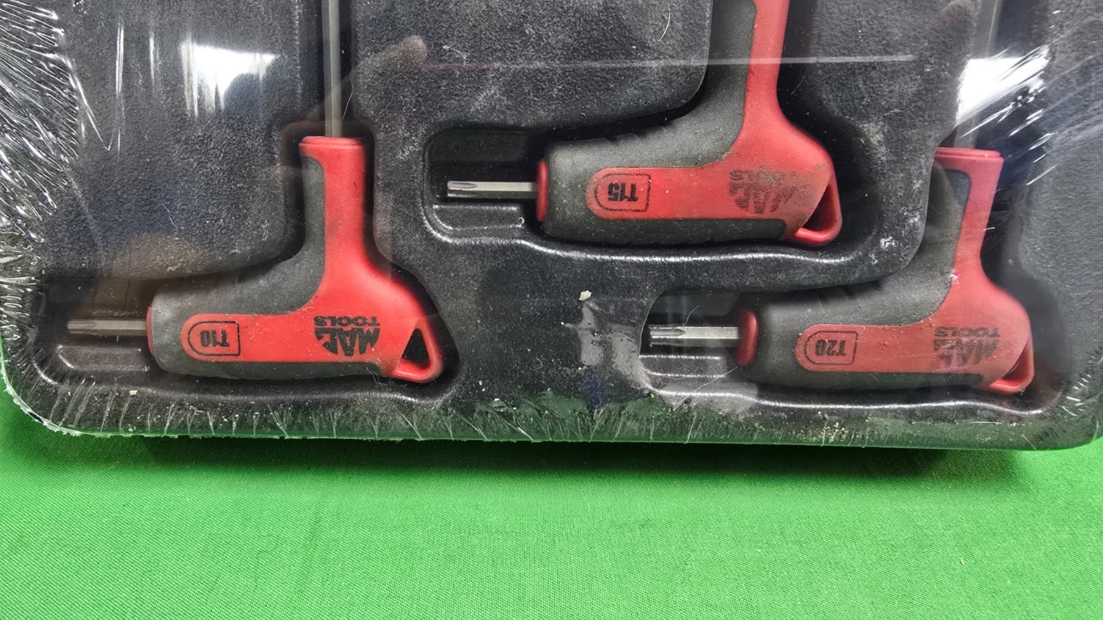 MAC TOOLS 7PC T-Handle RBRT Torx T-10 -T40 HEX Allen Extraction Set SHKTT7RBRT