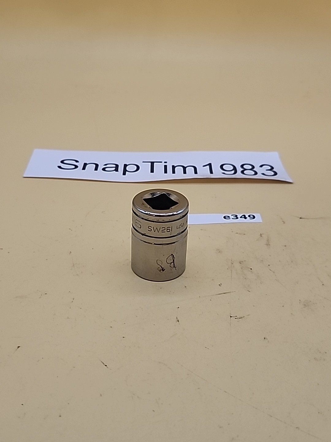 Snap-on Tools 13/16” 12 Point Socket 1/2″ Drive SW-261 USA