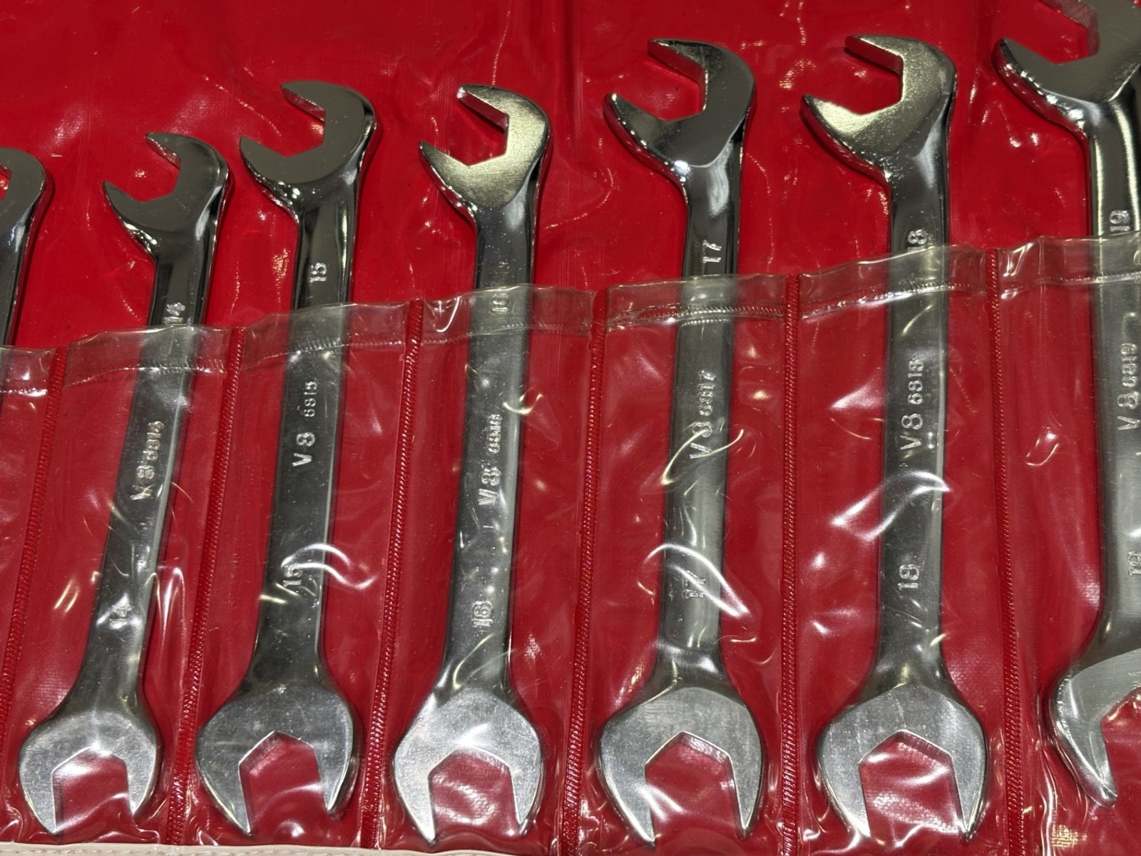 V8 Tools 16PC Angle Head Wrench Set Metric #816 8MM-23MM
