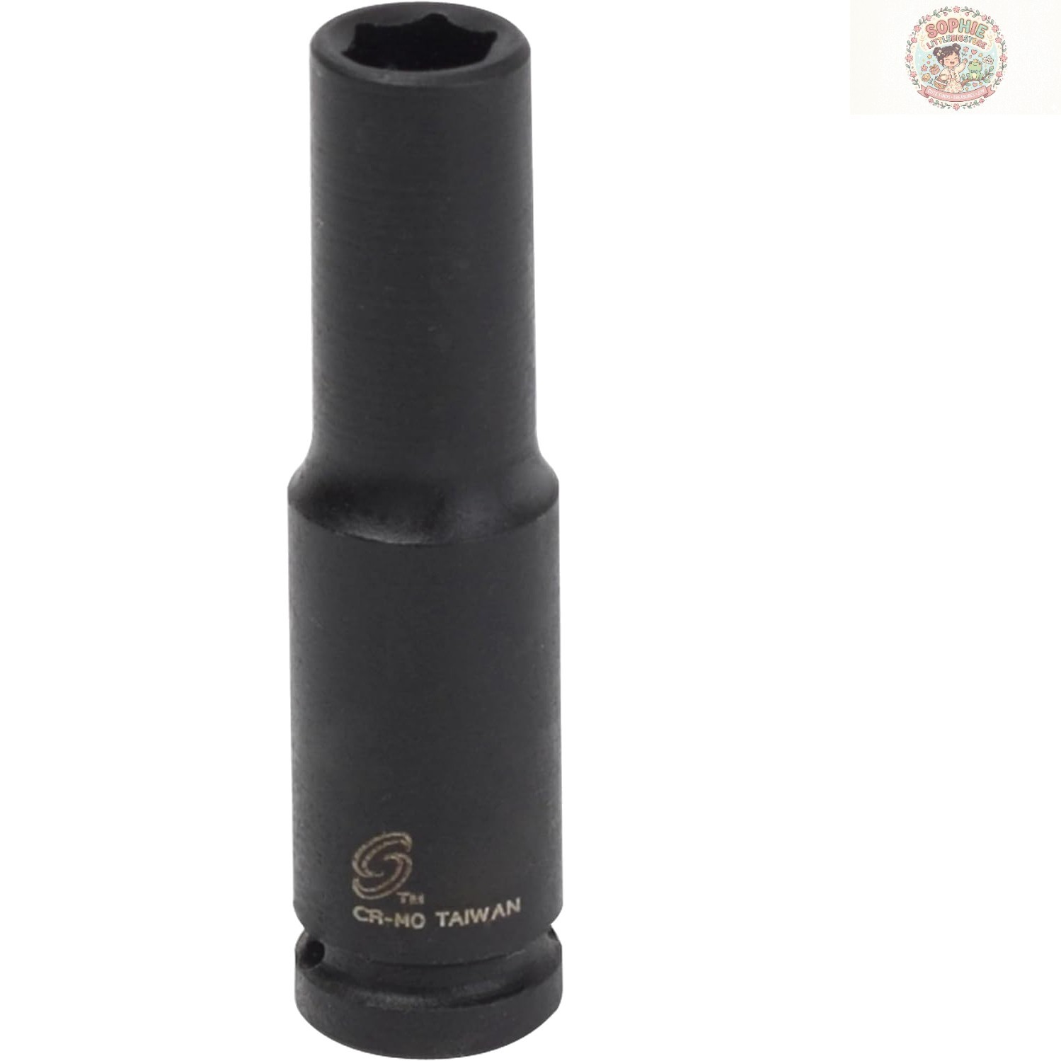 Professional 1/4 in. Drive 7/32 in. 6-Point Deep Impact Socket – CR-MO Steel