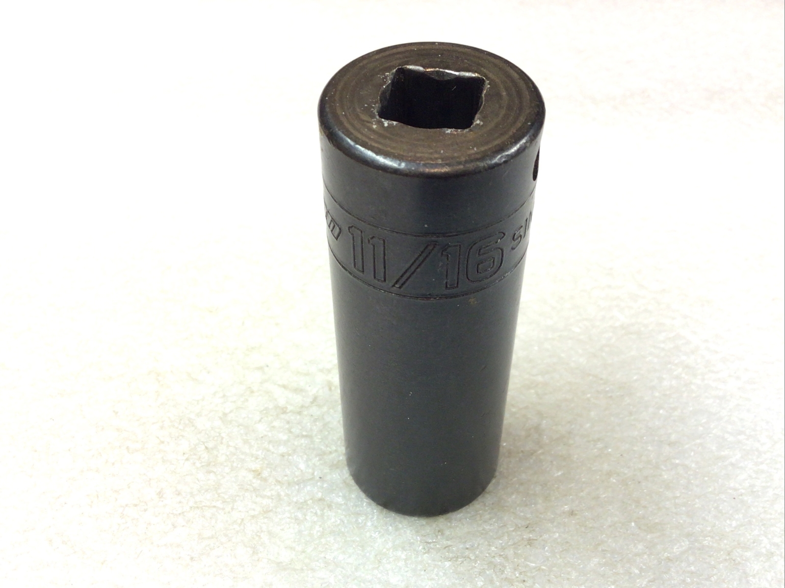 Snap On#SIMF220 – 11/16” , SAE, 6PT., 3/8” Dr., Deep, Impact Socket-USA-NICE-