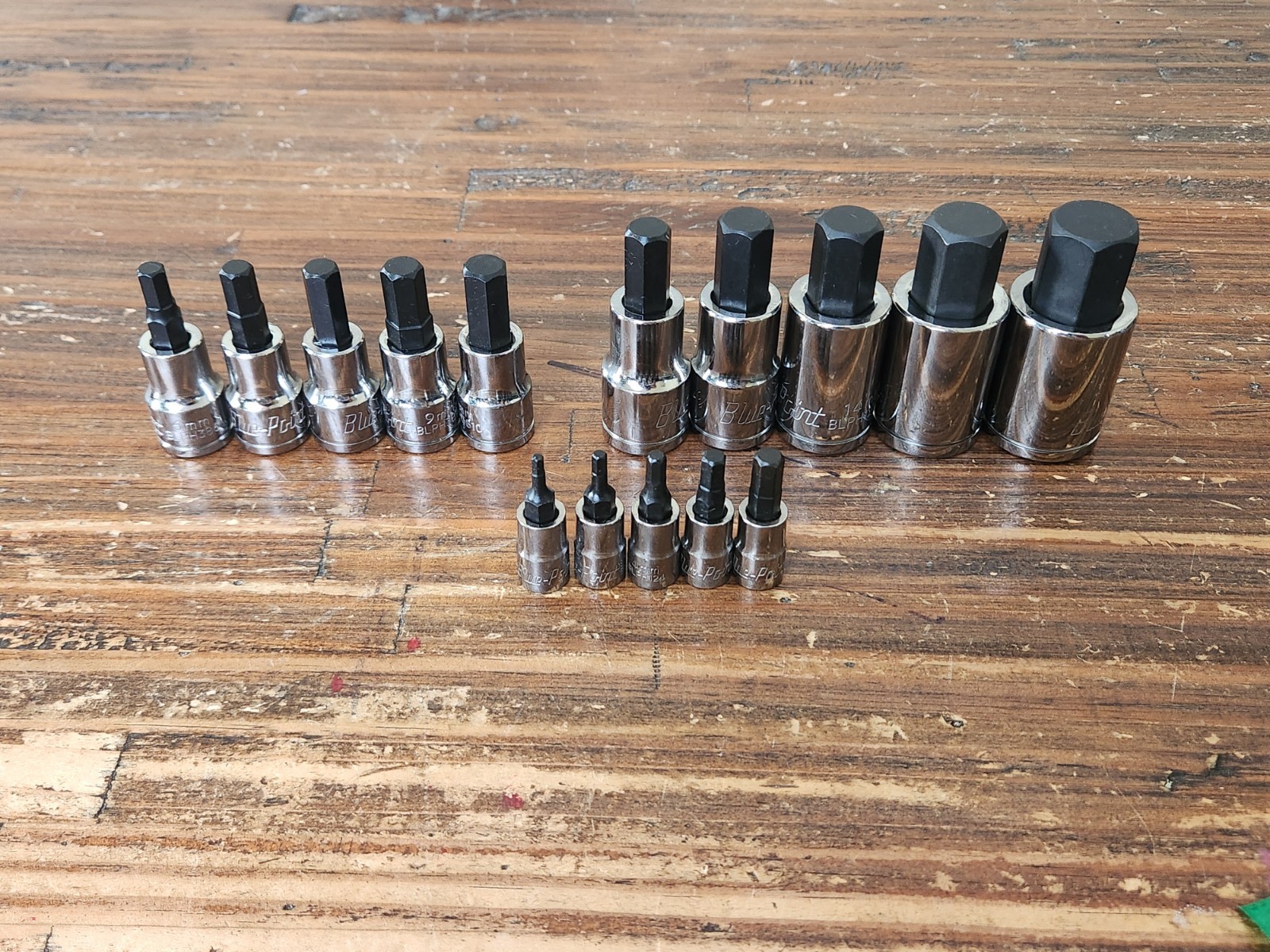 Blue Point Tools 15pc METRIC HEX Socket Set 2.5mm-19mm NEW