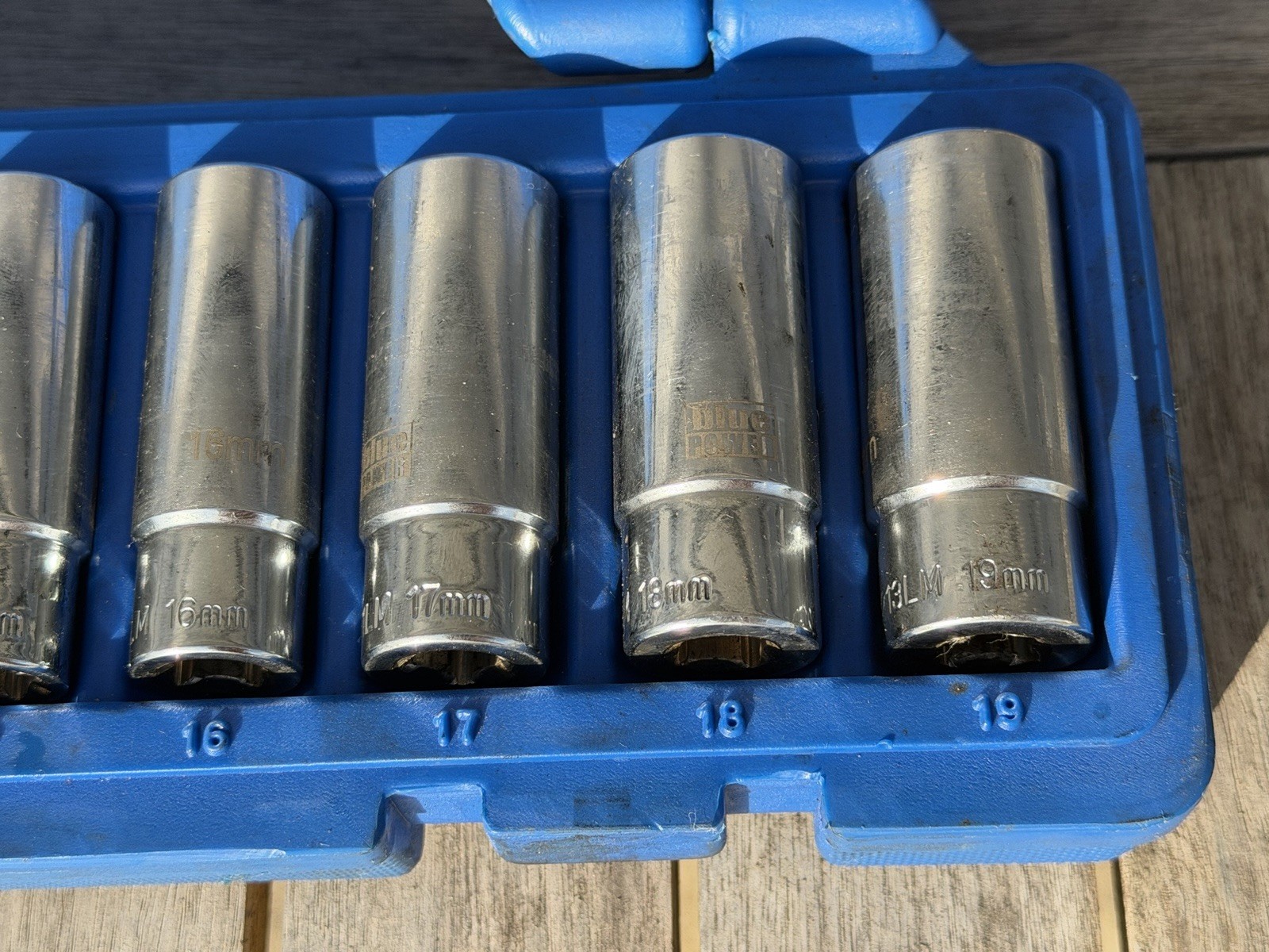 Cornwell Tools CBP2LM 12pc (Missing 1) Metric Chrome Deep Socket Set 3/8″ Drive