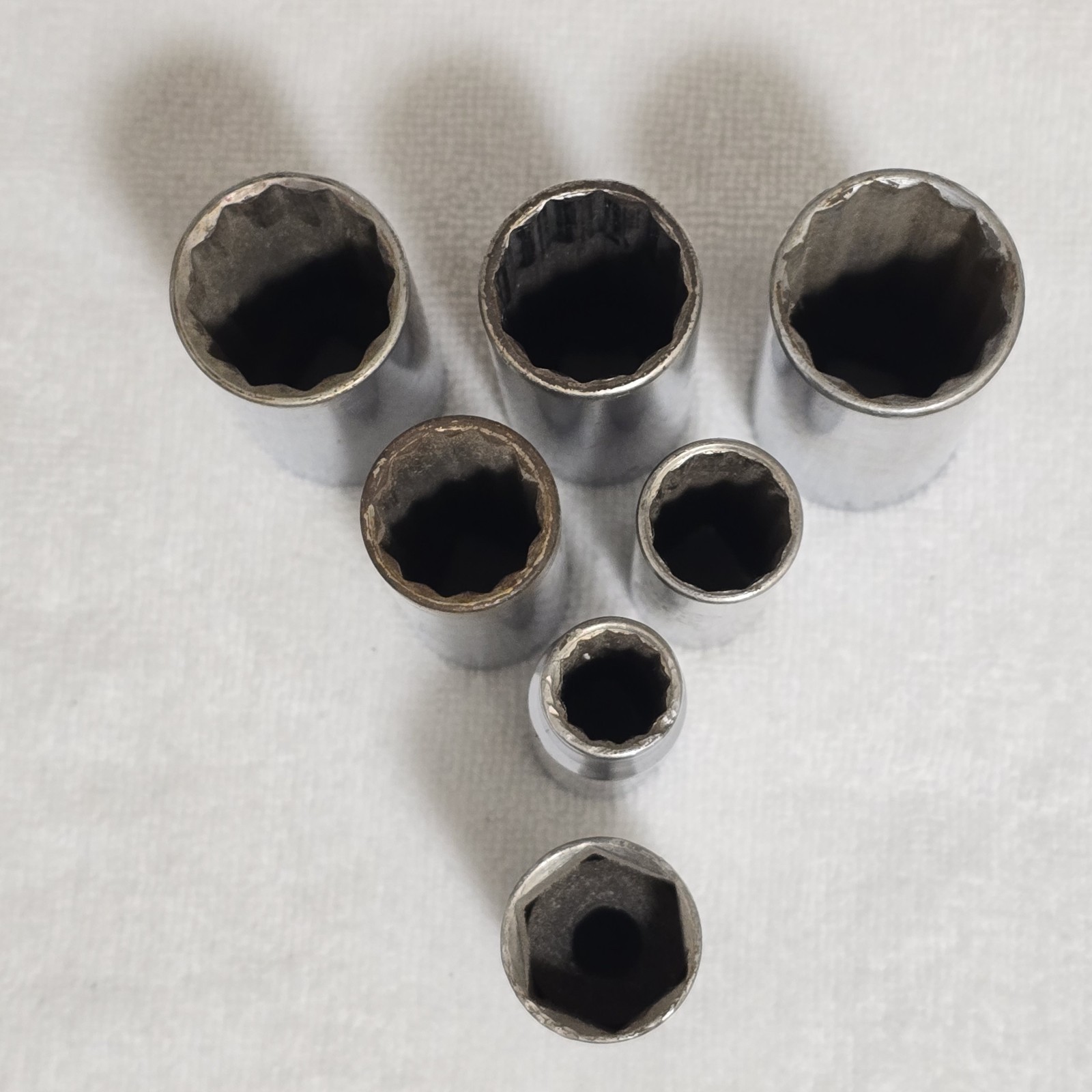 VTG Craftsman USA 1/2″ Drive Deep Socket Set 6pc 1/2-1″ + 13/16 Spark Plug