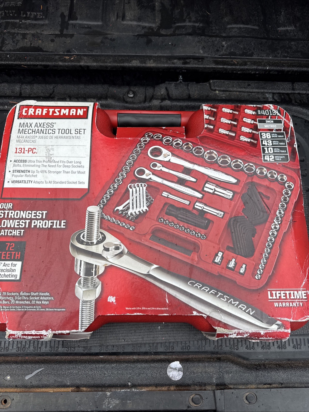 Sexy Sears Craftsman Nos 131pc Super Max Axess Pass Thru Socket Set Rare 40131