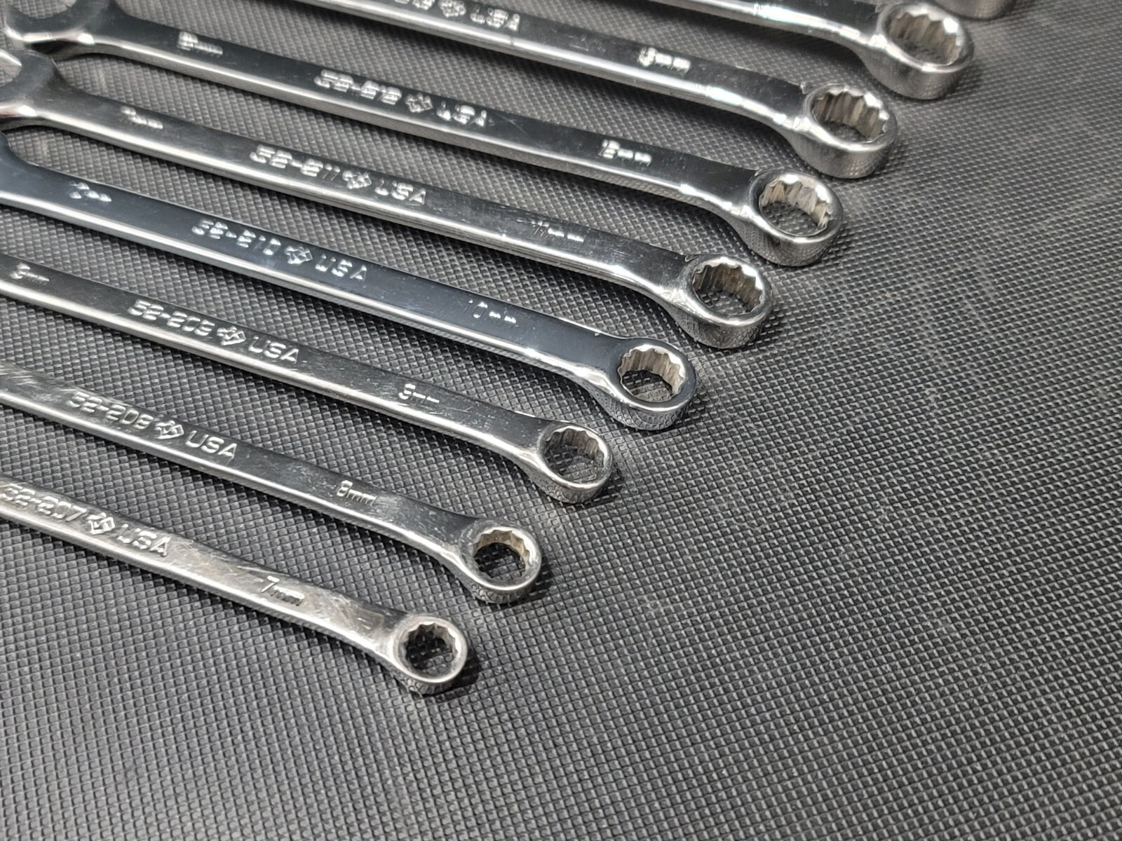 Armstrong Tools 15 pc 12 point Metric Combo Wrench Set 7-19mm & 21-22mm GMTK 52