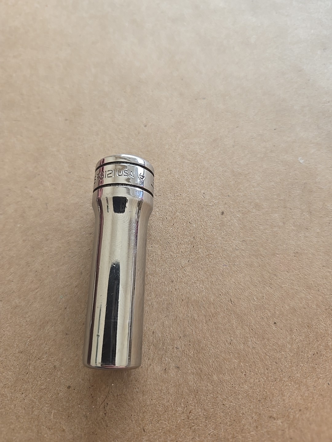 Snap On 3/8″ Drive 3/8″ 6PT SAE Deep Chrome Socket SFS121