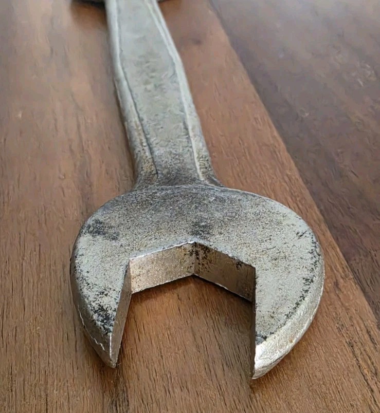 Vintage Barcalo Buffalo Raised Panel Open End Wrench 7/8 x 25/32 USA Tool