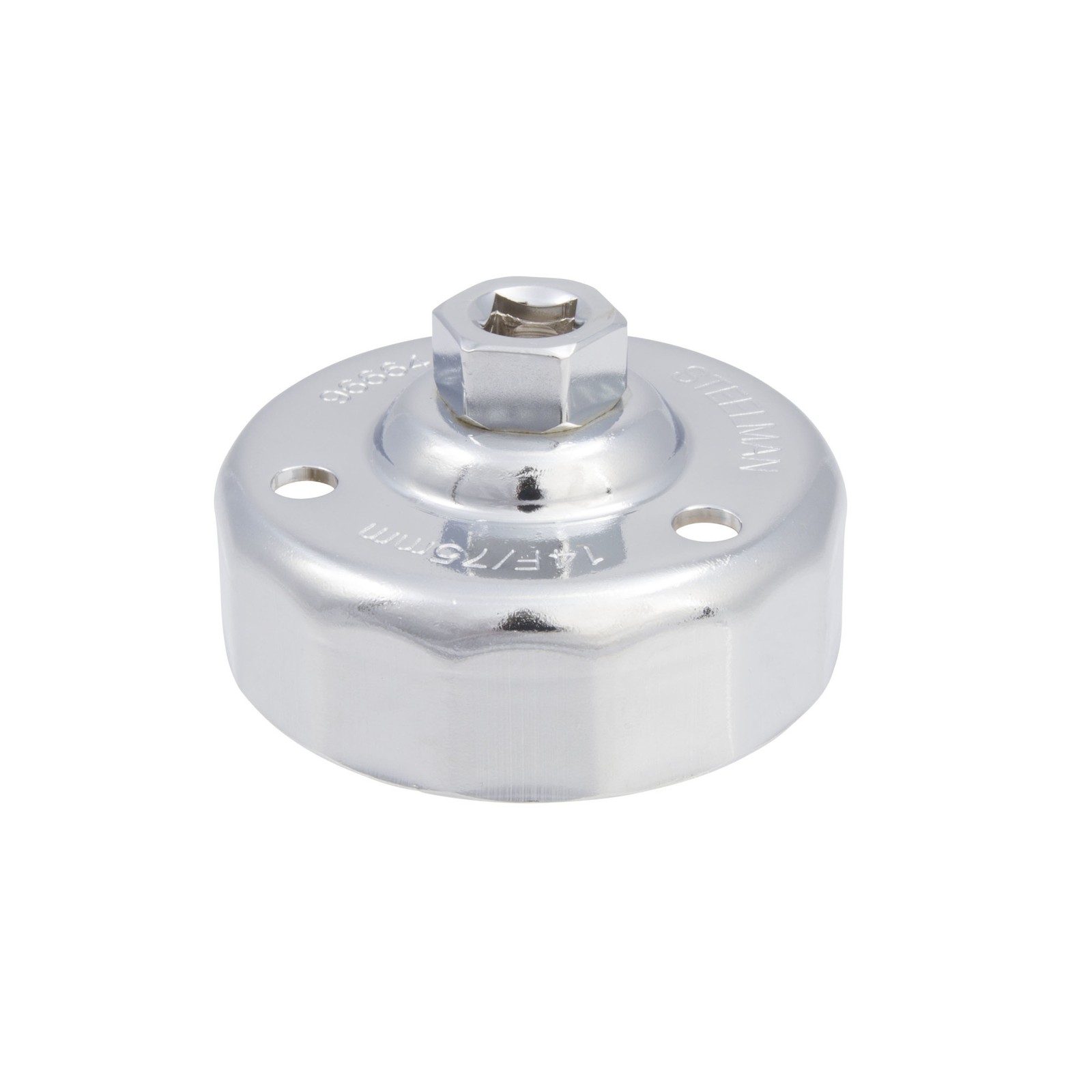 Steelman Oil Filter Cap Wrench 14 Flute x 75mm Housing Removal Tool 96664