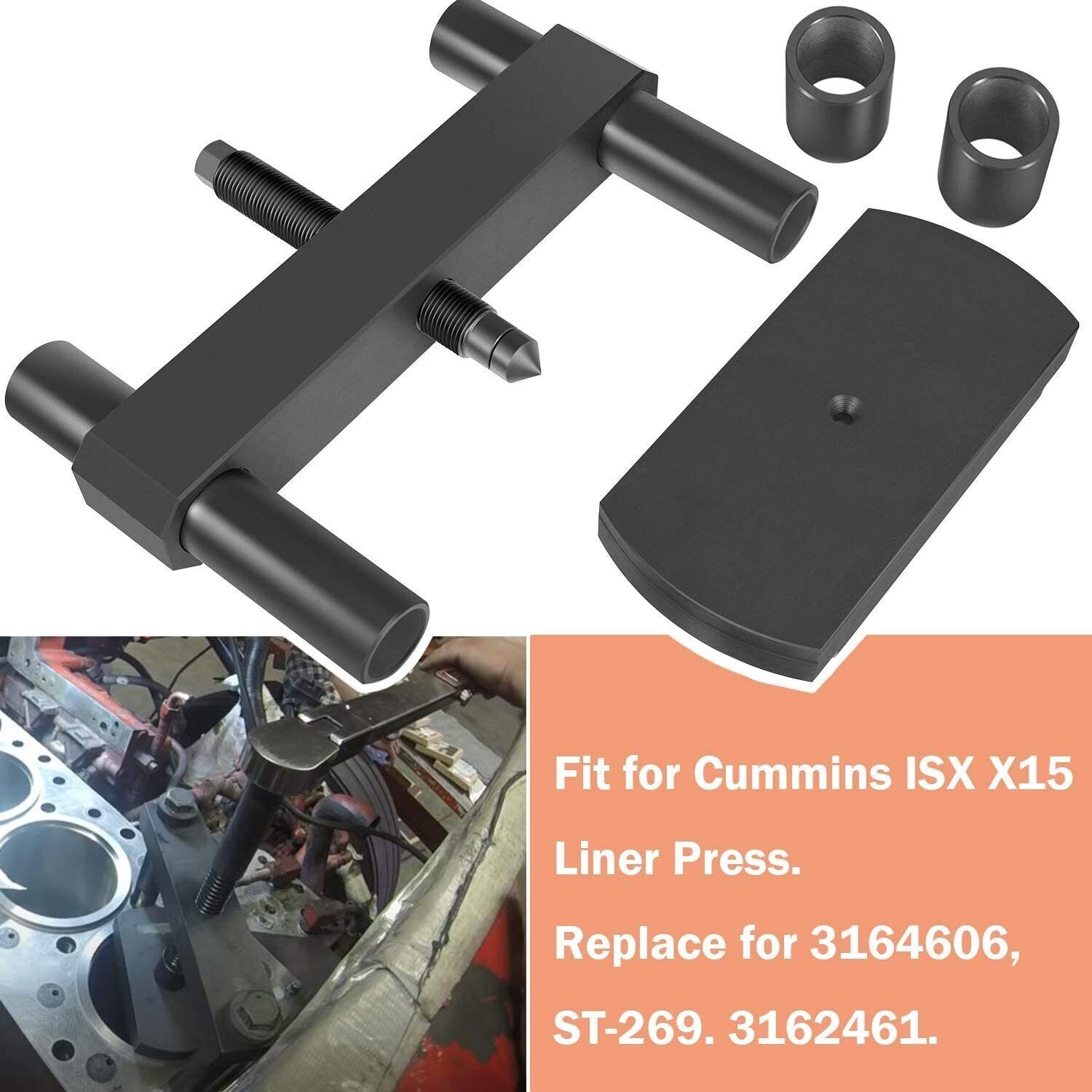 Cylinder Liner Press Installer Tool Heavy Duty 3164606 For Cummins ISX X15
