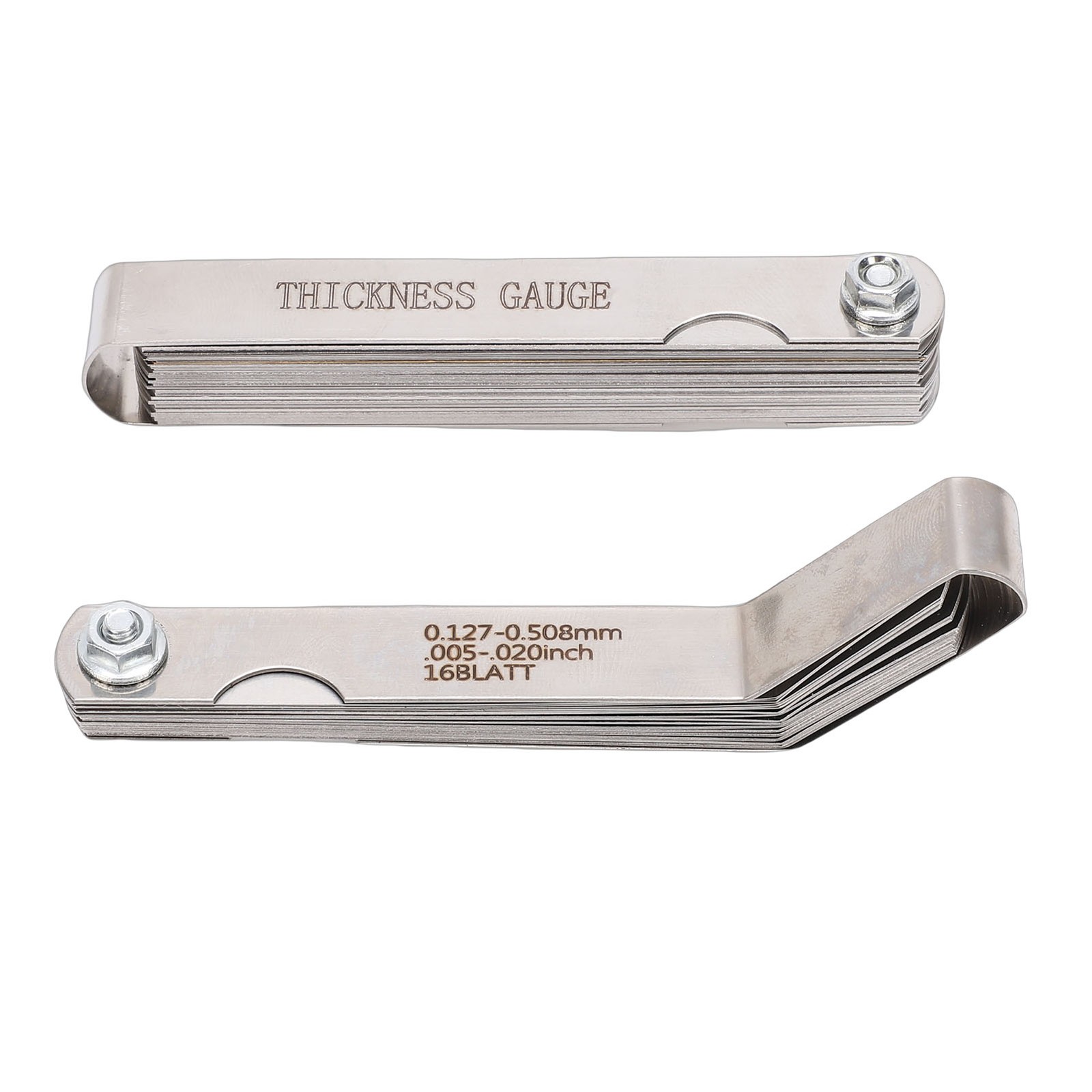 Feeler Gauges Set Stainless Steel 32 And 16 Blades Metric And Imperial Width