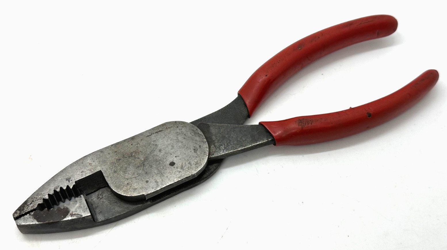 🇺🇸 Snap On Tools HIGH Leverage Slip Joint Pliers 8 Long Combination Adjust Red