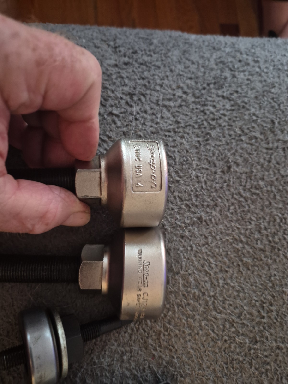 Snap On Power Steering Puller/installer Set CJ124–CJ117C-CJ138-1–CJ113B