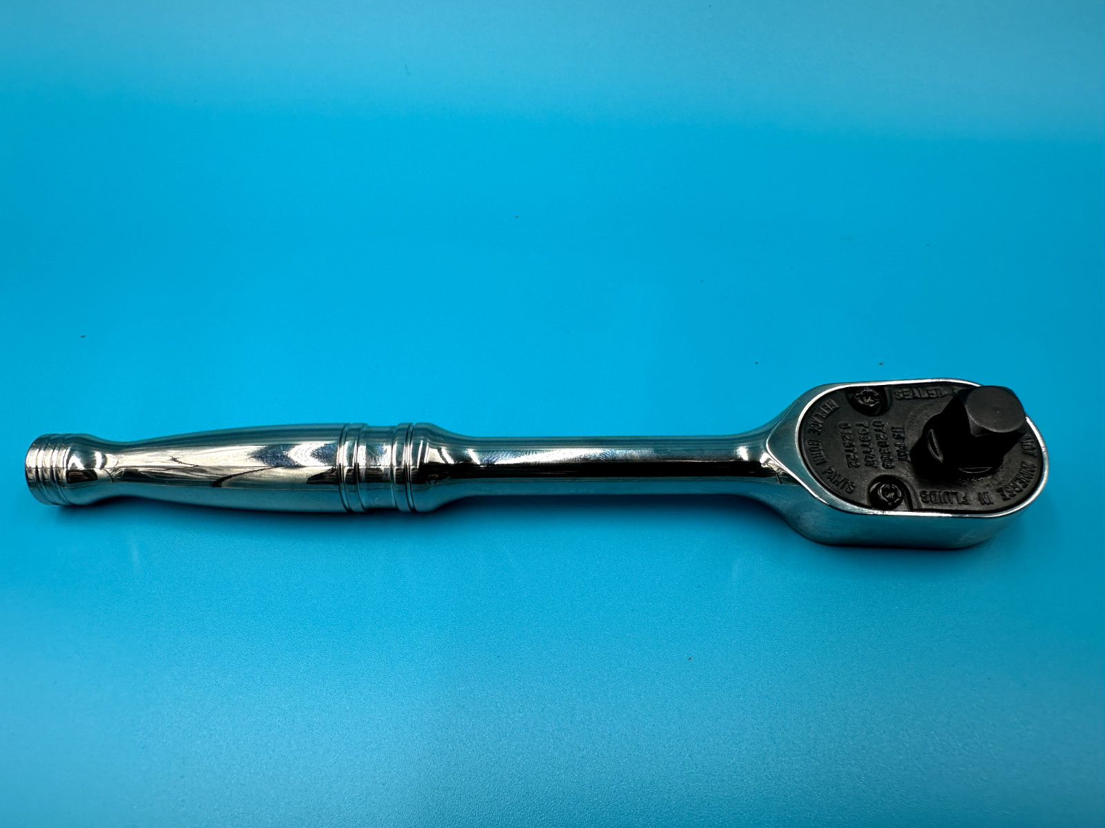 NEW Snap-On F80 3/8″ Drive Ratchet – 80 Tooth – Chrome Handle – 7-7/16″ Length