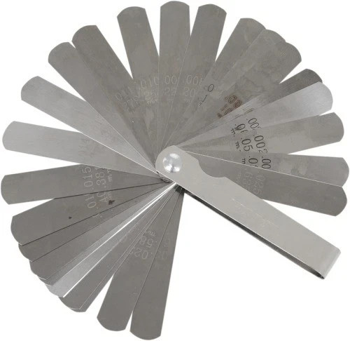 New 26 Blade Feeler Thickness Gauge 25 Leaf Blades 0.0015-0.025″ SAE & Metric
