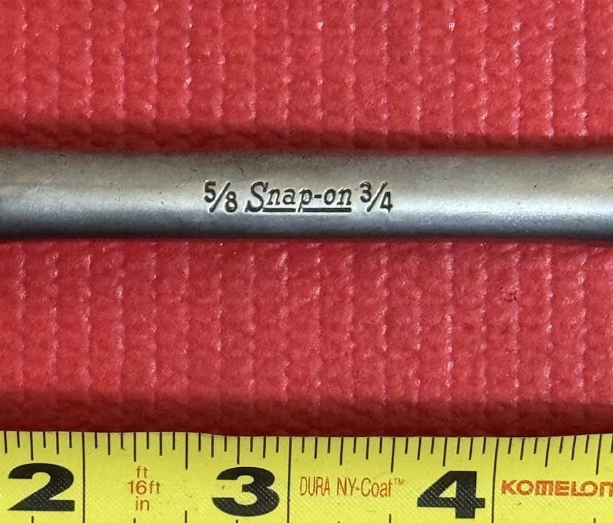 Snap-on Tools XS-2024 5/8″ X 3/4″ Double Offset Box Wrench Made In Usa