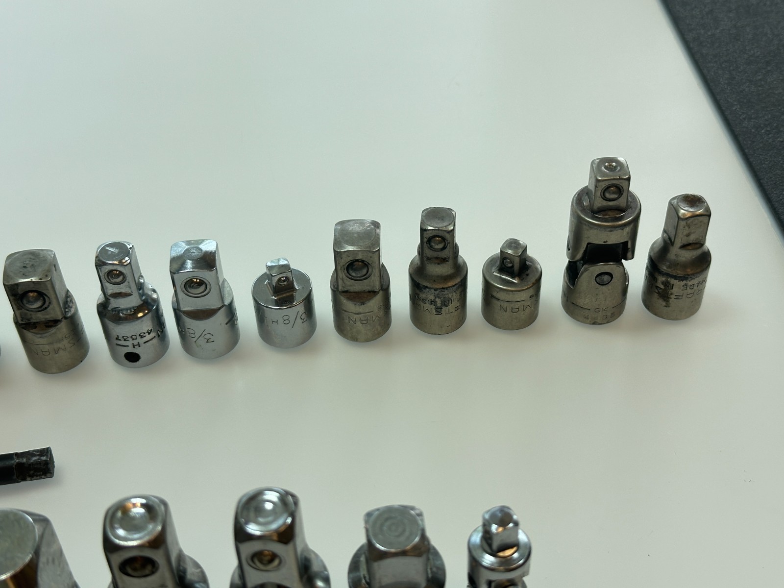 Craftsman Tools 36pc Extension Adapter Joint Lot, 22 USA Made & 14 Non-USA Made