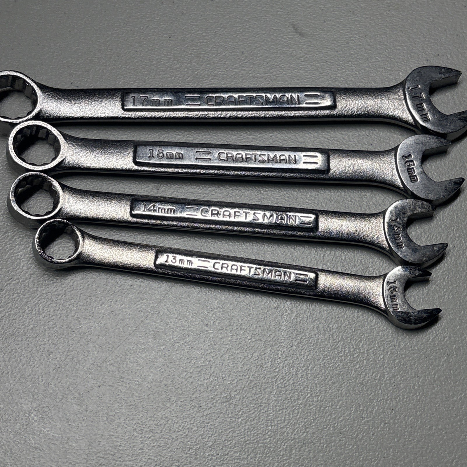 Craftsman Open/Closed End Wrench 4PC Set 13,14,15,17mm Forged In USA