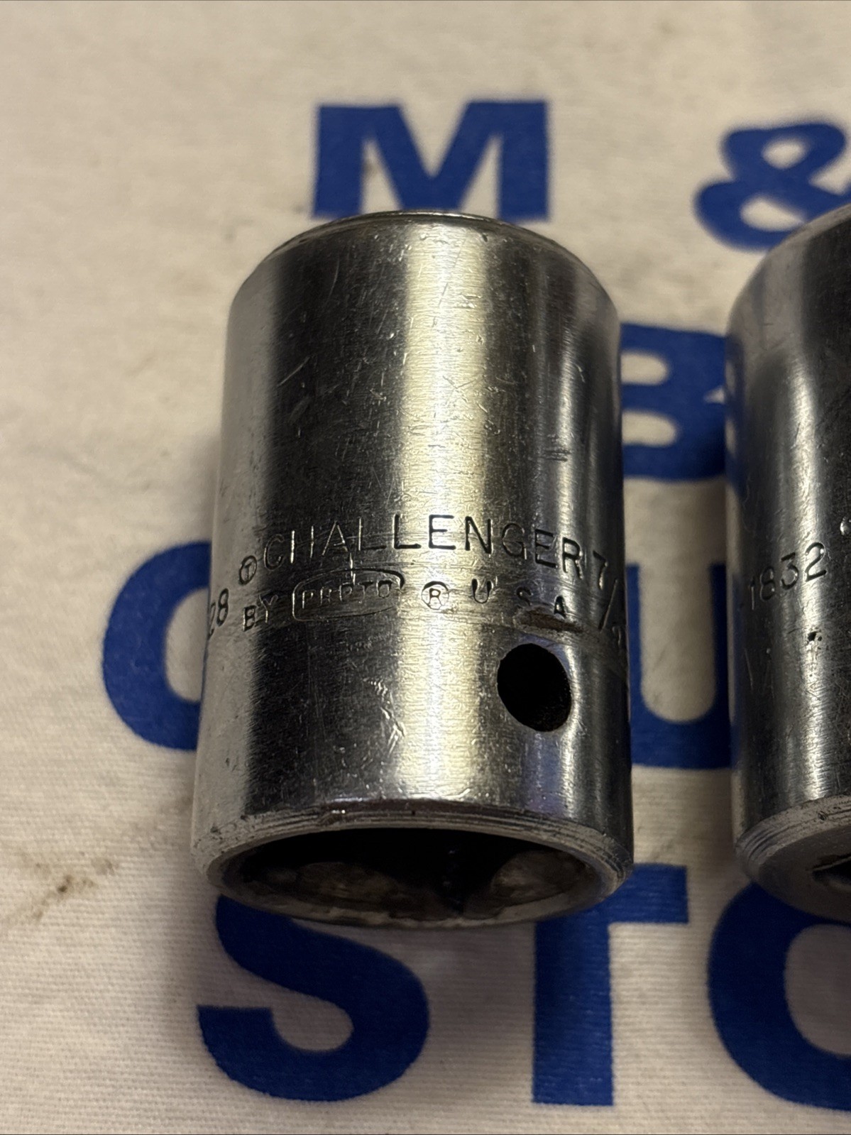 Challenger by Proto USA 3/4″ Drive 3pc 12pt Chrome Socket Set 1828, 1832, 1834