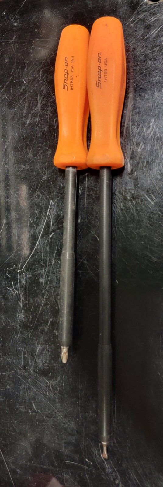 Snap-on 1000v Non Conductive Screwdrivers Phillips And Flat IHTP63 and IHTS9