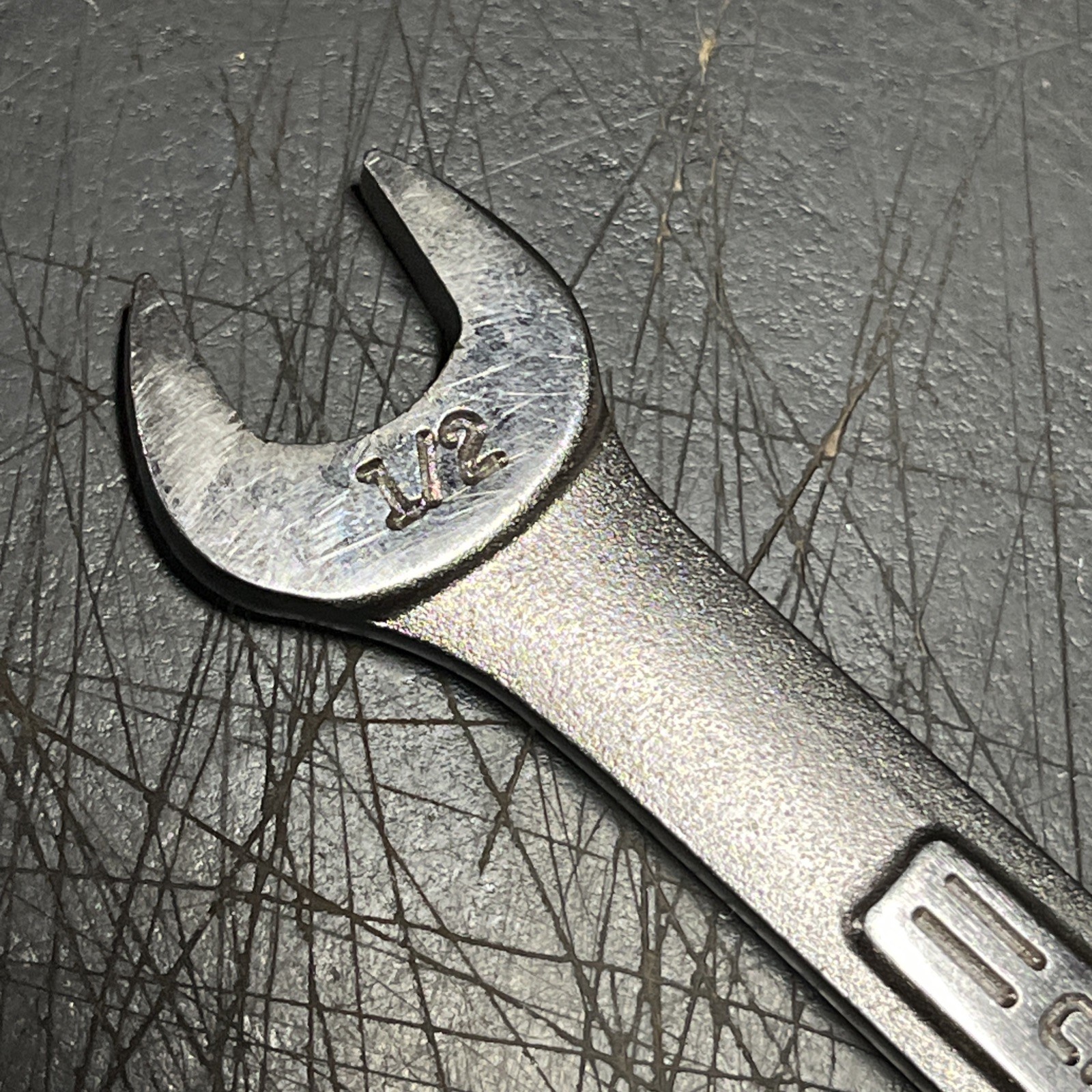Vintage Craftsman USA 9/16″ & 1/2″ Double Open End Wrench 44579 USA Made Excell