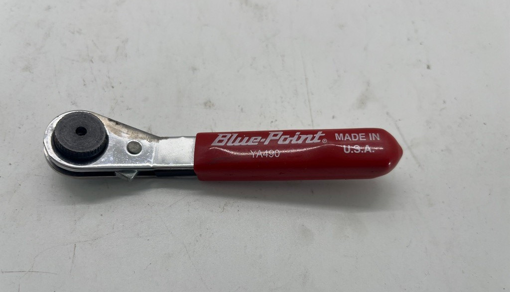 BLUE-POINT 25 Degree Offset Ratcheting 1/4″ Bit Driver, YA490