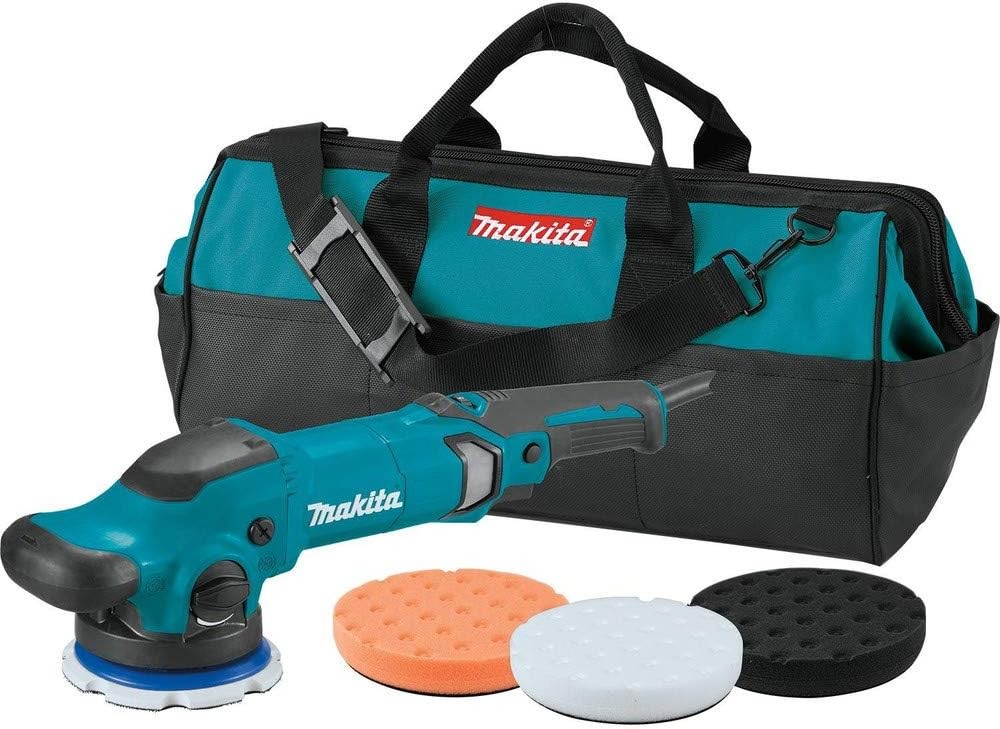 Makita PO5000CX2 5″ Dual Action Random Orbit Polisher Kit Variable Speed
