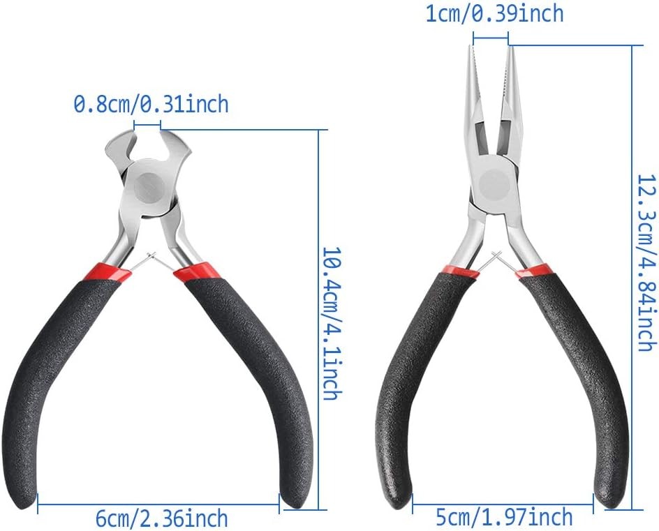 2-Pack Zipper Repair Kit – Install Pliers and Tool for Brown
