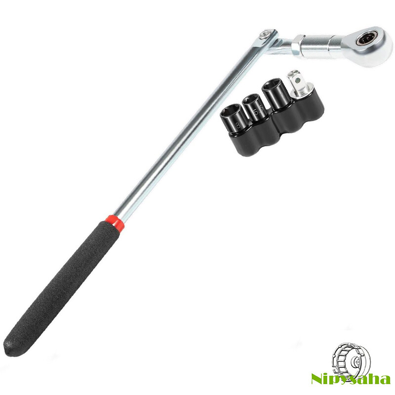 Actuator Motor Wrench Tool Set 5.5mm 7mm 8mm Socket 1/4″ Square Drive Adapter
