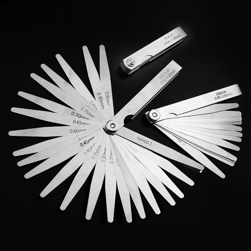 Stainless Steel Feelers Gauges Set Measuring Tool for Engineering Woodworking