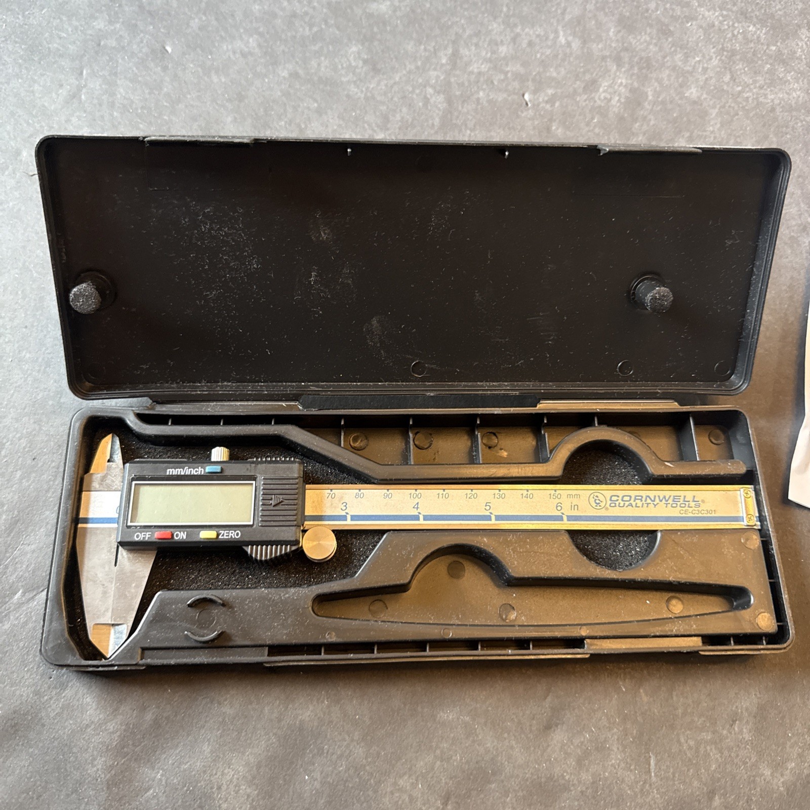 Cornwell Tools 6″ Digital Electronic Inside Outside Caliper CE-C3C301