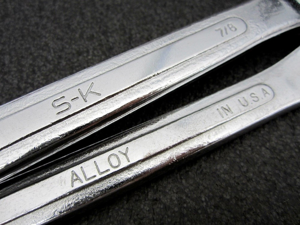 Vintage S-K Tools 13pc SAE Combination Wrench Set 1/4″ to 1″ SK USA