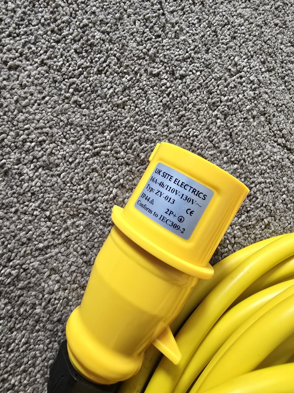 Extension Lead 15m 110V 16A 2.5mm TY-213 IP44 Made In Turkey