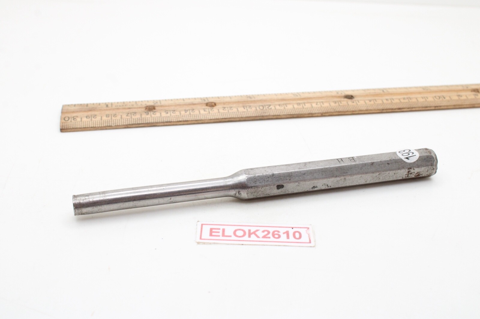 Unbranded 1/4″ Drift Pin Punch 6.25″ Long Hexagonal Grip Heavy Duty USA