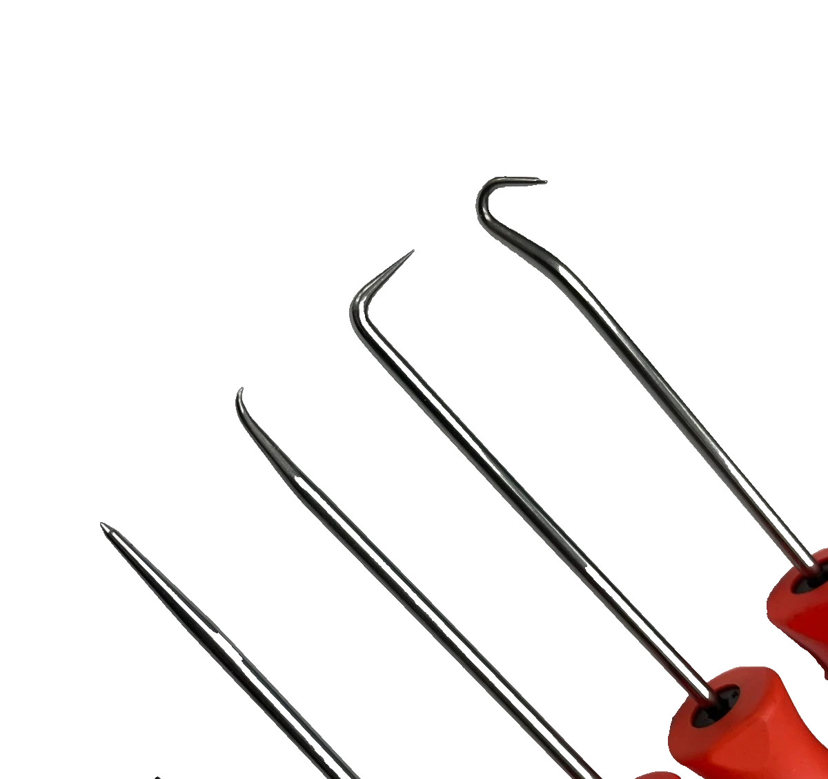 Snap-on Tools ORANGE Mini Soft Grip INSTINCT Awl Hook Pic Set SGASA204CO USA NEW