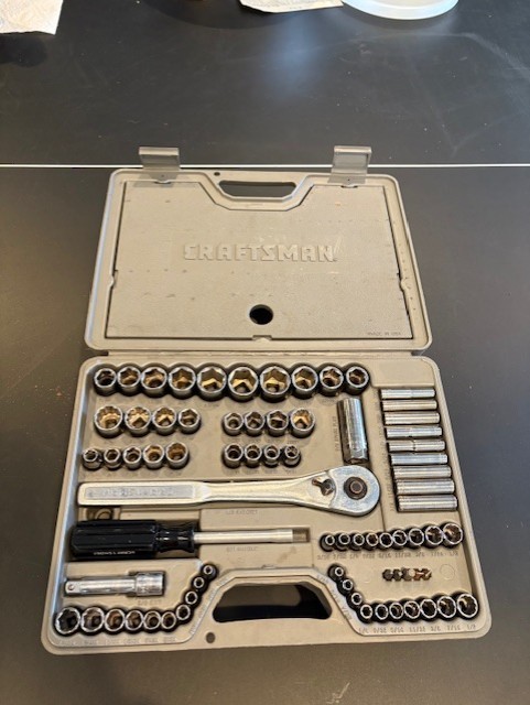 Vintage Craftsman Socket Set Metric & SAE 33676 1/4″ 3/8″ 1/2″ w Case 76 PIECE