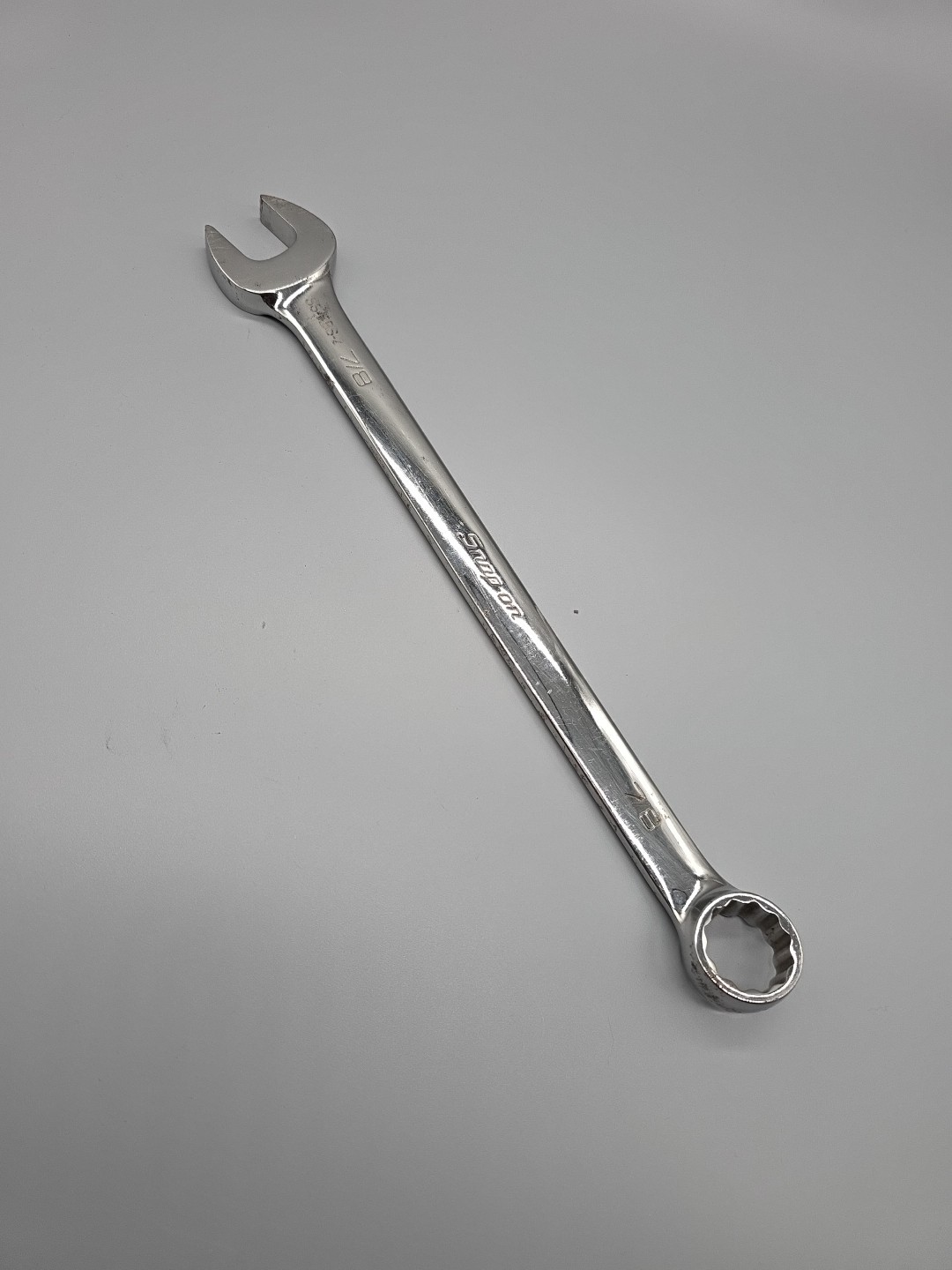 Snap-on Tools OEX28B, 7/8″ Combination Wrench, 12.5″ Long, 12 Point USA