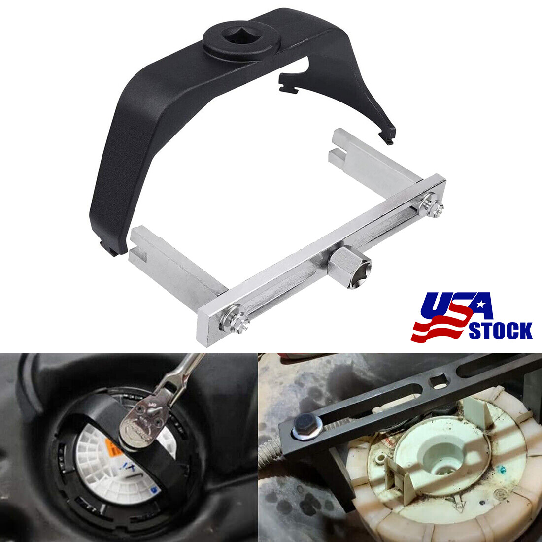 Adjustable Fuel Pump Module Spanner Wrench + Universal Tank Lock Ring Tool 6599