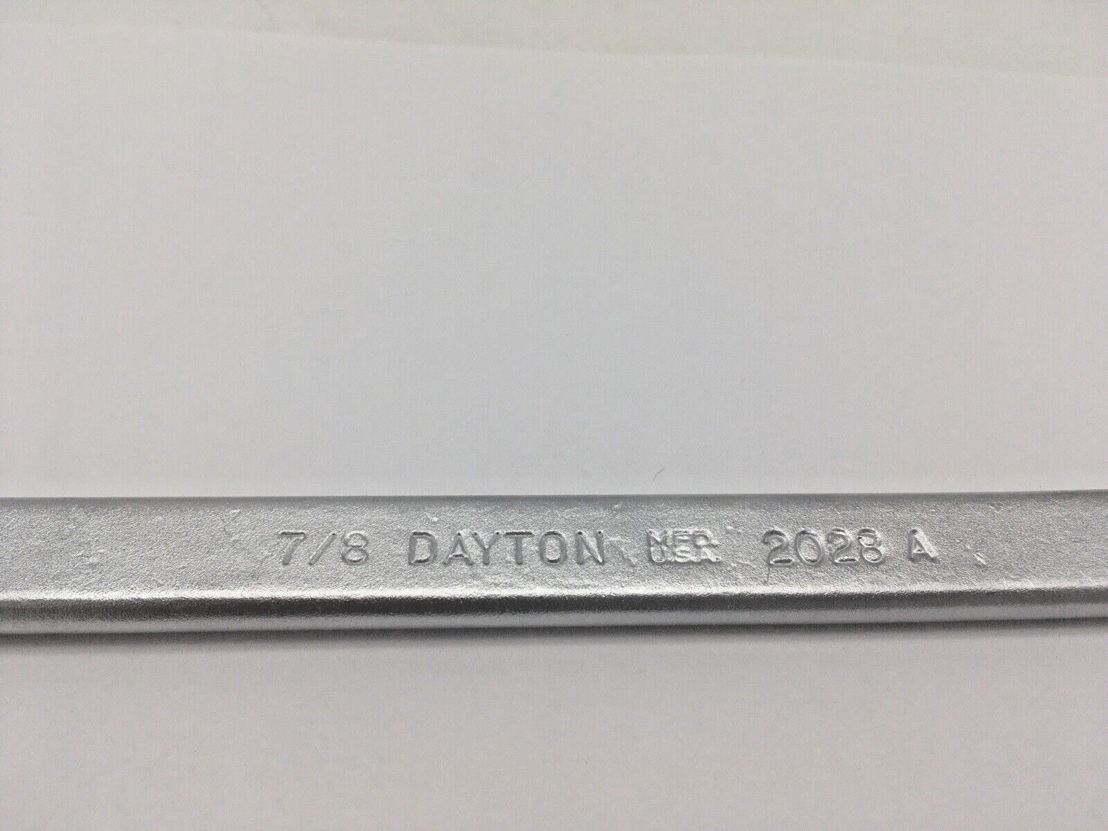 Dayton Tools 2028 A 7/8″ Combination Wrench 12 Point USA Made